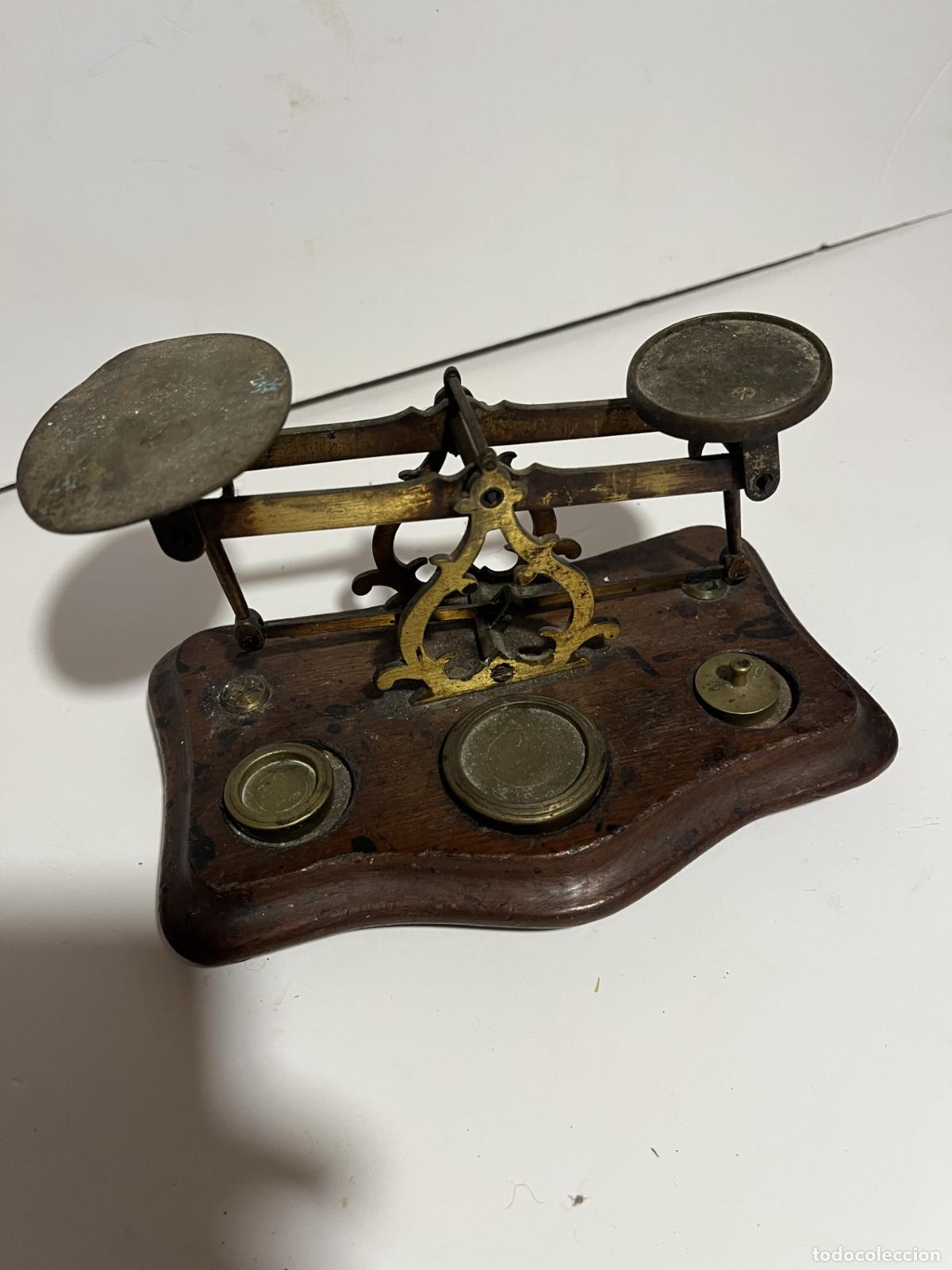 Antig&uuml;edades: balanza correos siglo XIX
