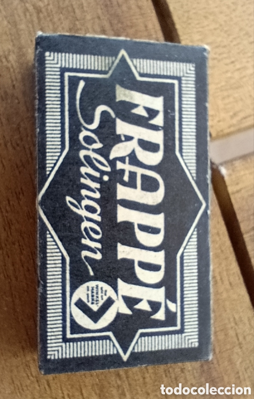 Antig&uuml;edades: Cuchillas afeitar Frapp&eacute; Solingen made in w. Germany &uacute;nica en Todocoleccion