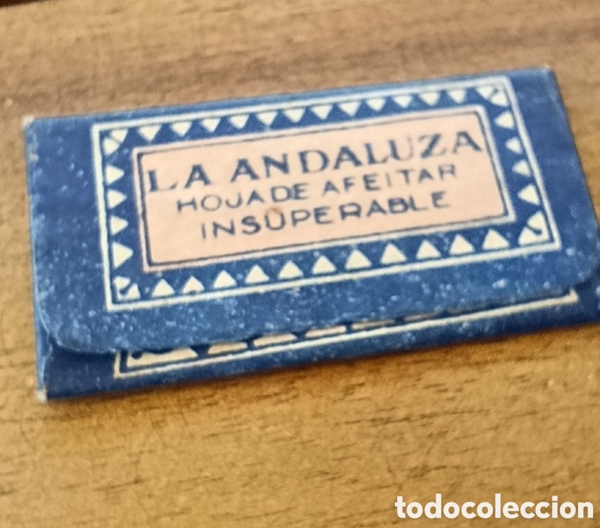 Antig&uuml;edades: Hoja cuchilla afeitar La Andaluza - Foto 2