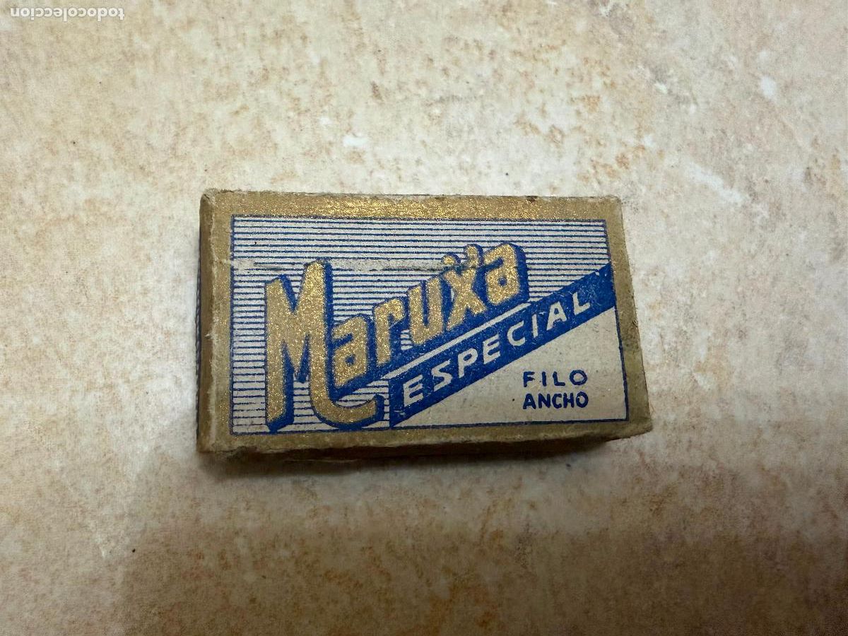 Antig&uuml;edades: Paquete de cuchillas de afeitar maruxa - Foto 2