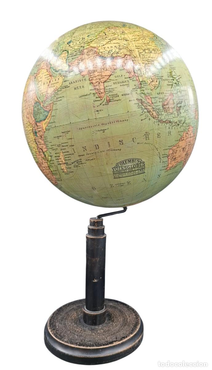 Antig&uuml;edades: Globo aleman Columbus de 1930 muy detallado 49cm