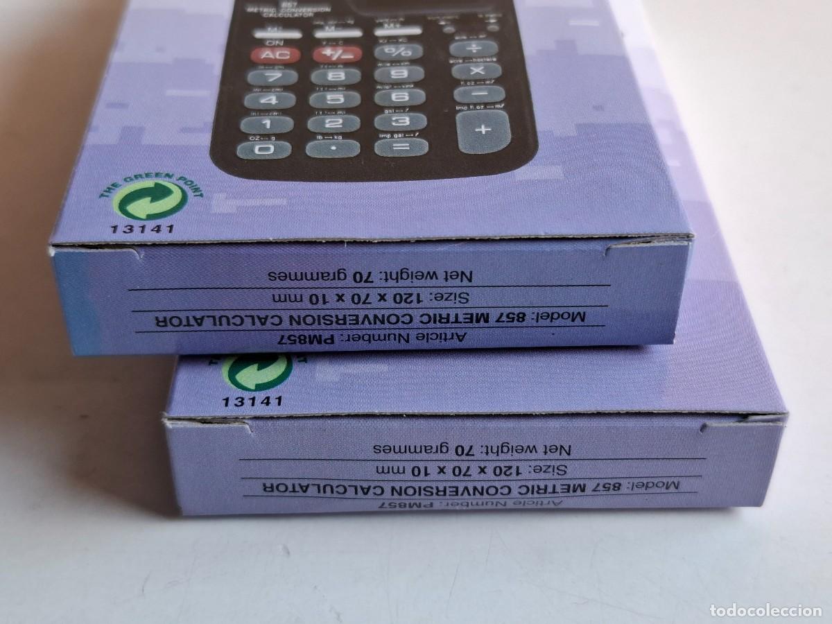 Antig&uuml;edades: DOS CALCULADORAS NUEVAS EN CAJAS - Foto 4
