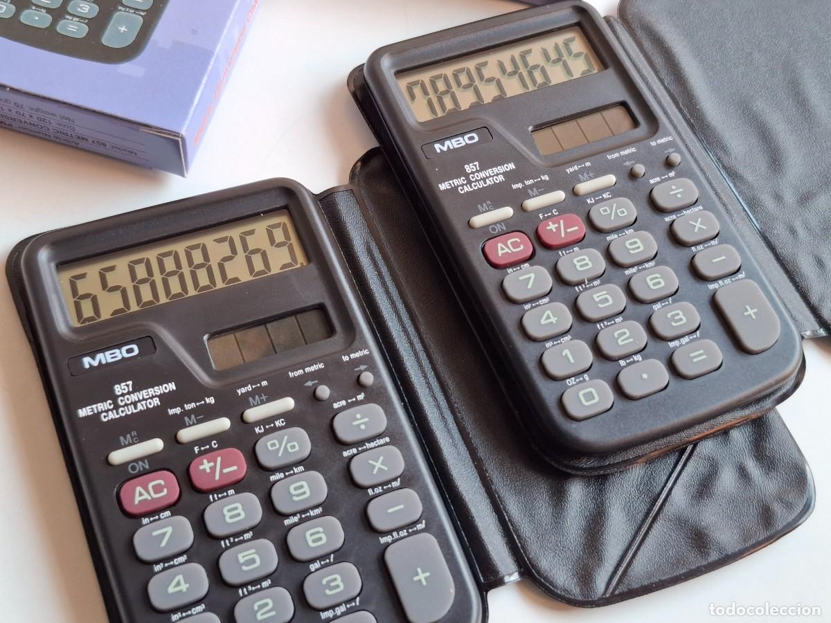 Antig&uuml;edades: DOS CALCULADORAS NUEVAS EN CAJAS - Foto 9