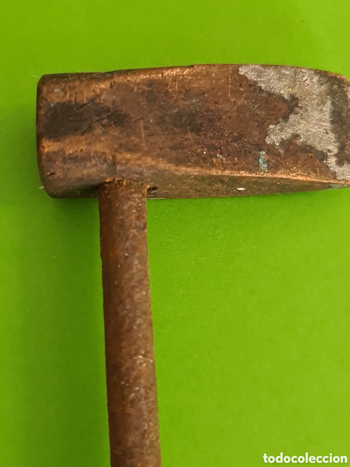 Antiquit&auml;ten: Antiguo martillo soldador, esta&ntilde;o.