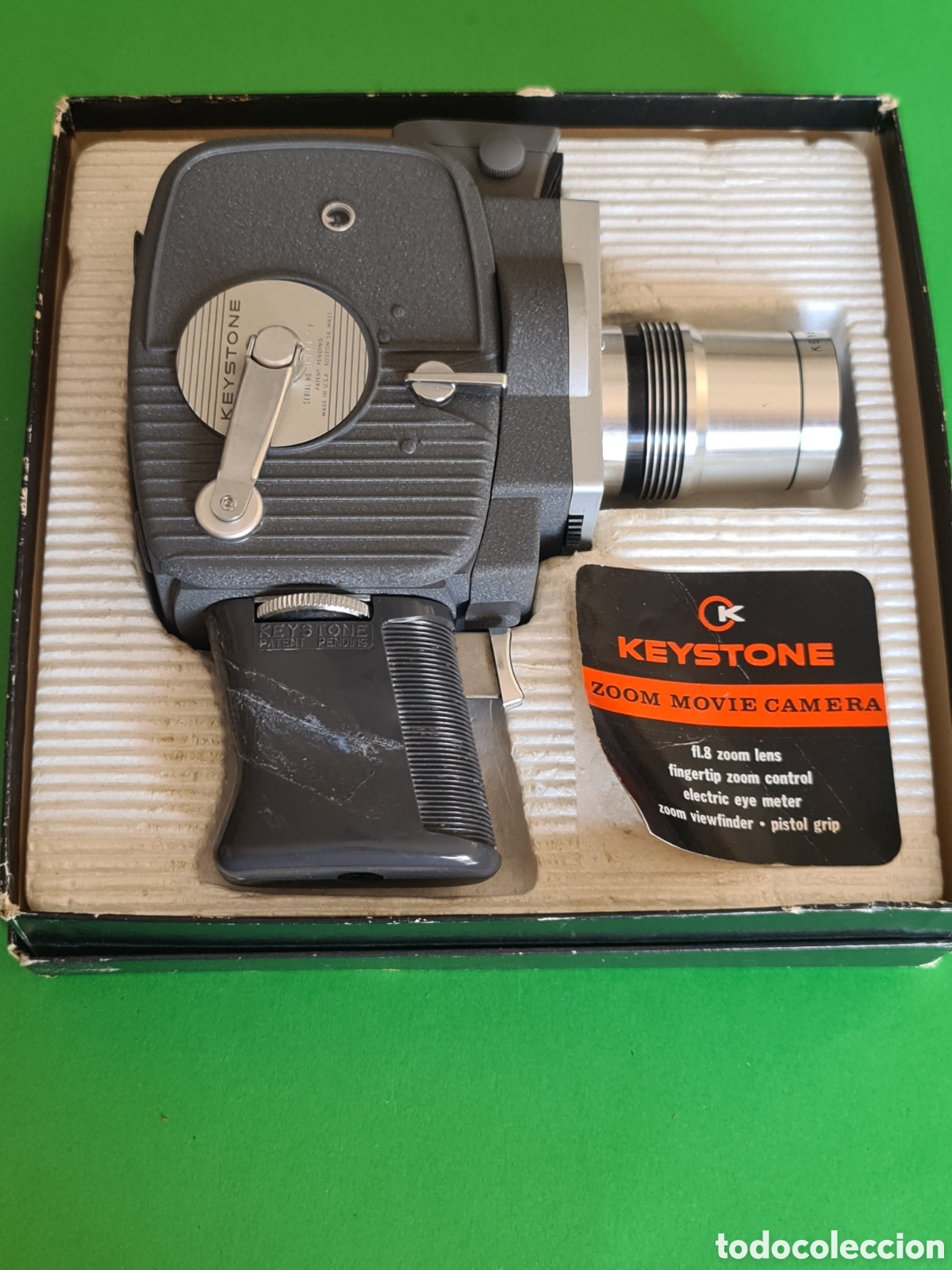 Antiguidades: Camara de cine Keystone 8mm