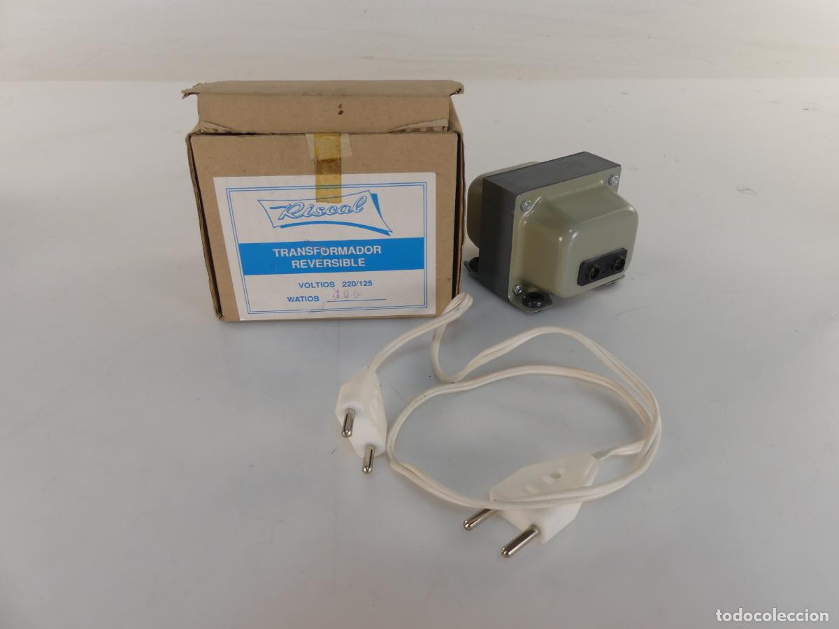 Antiquit&eacute;s: TRANSFORMADOR REVERSIBLE RISCAL 220/125 VOLTIOS
