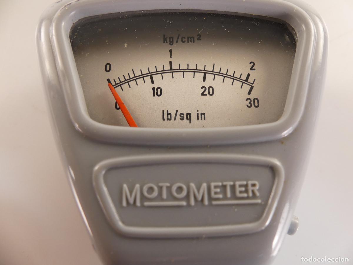 Antig&uuml;edades: MOTOMETER -COMPROBADOR DE PRESION DE NEOMATICOS - Foto 3