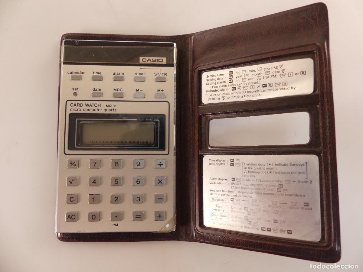Antig&uuml;edades: CALCULADORA MARCA CASIO MODELO MQ11