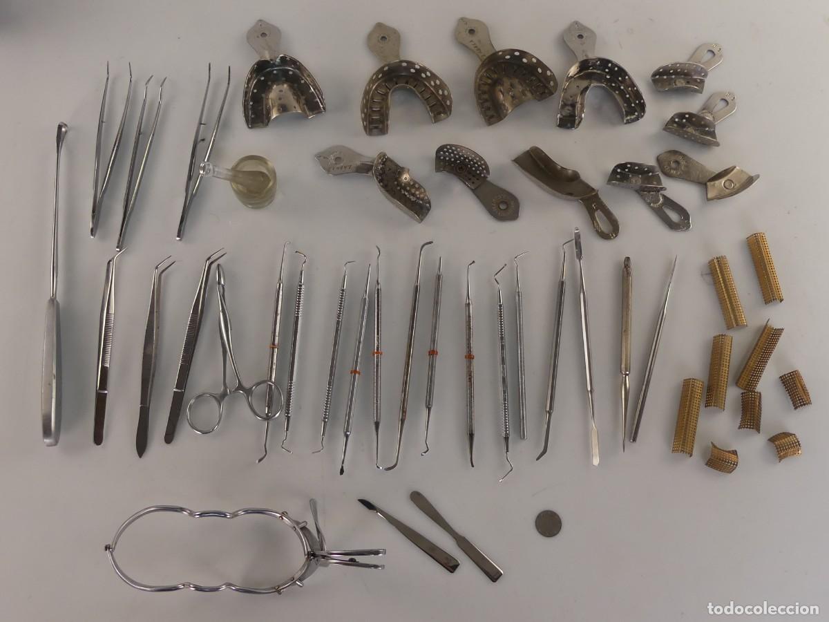 Antig&uuml;edades: LOTE DE HERRAMIENTA DE DENTISTA - Foto 1