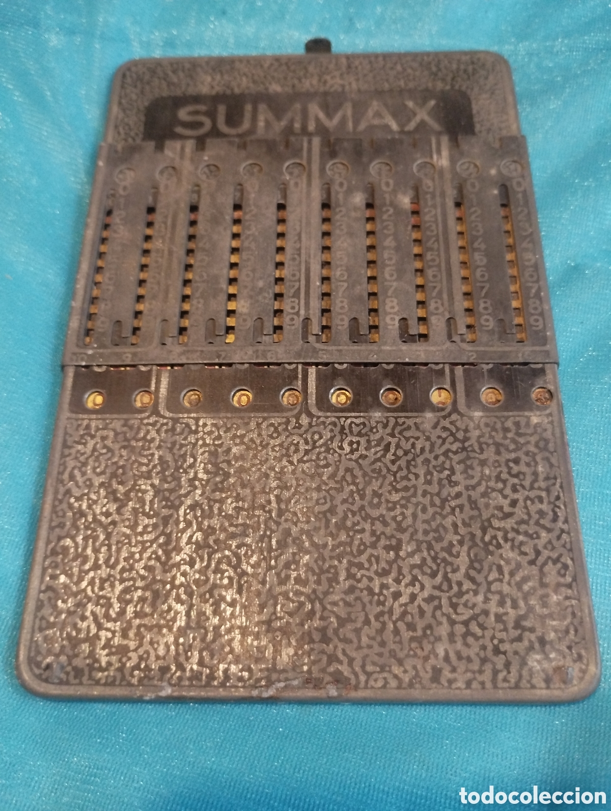 Antig&uuml;edades: M&agrave;quina de calcular &aacute;baco Summax a&ntilde;os 1920