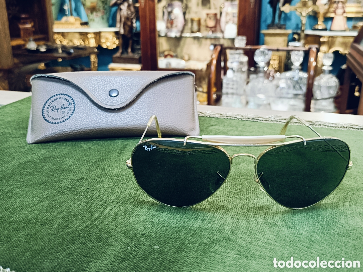 Antig&uuml;edades: Gafas aviador Ray Ban Bausch & Lomb. MADE IN USA