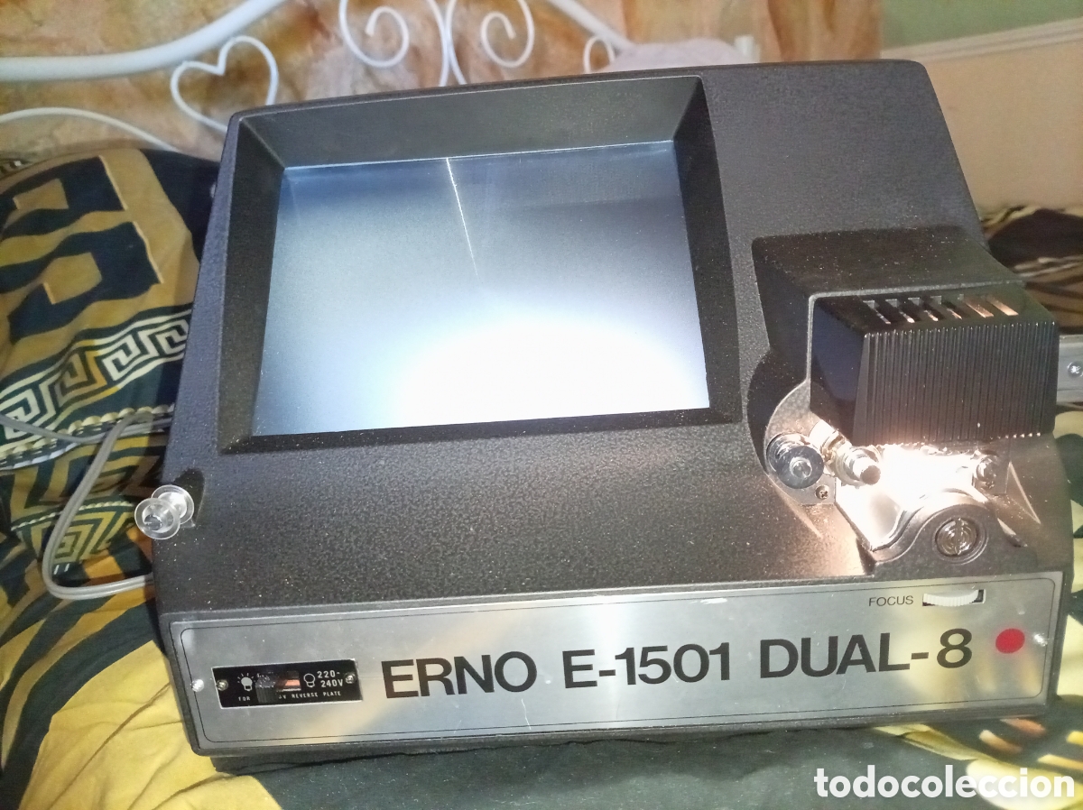 Antiques: Visor Editor de Cine de 8mm y Super 8 ERNO E-1501 DUAL-8 - Vintage 1975