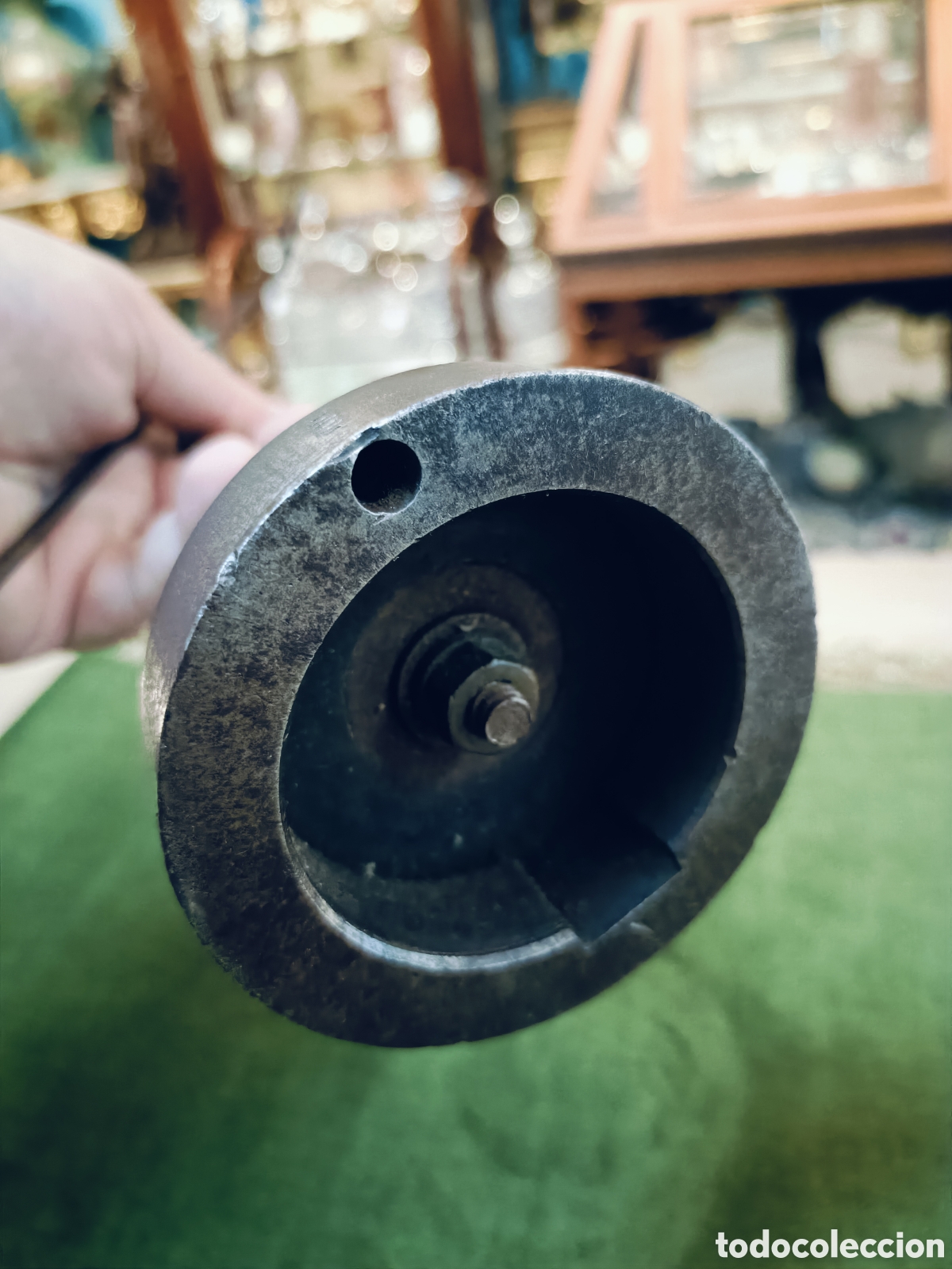 Antig&uuml;edades: ANTIGUO GRAMIL DE MESA - Foto 6