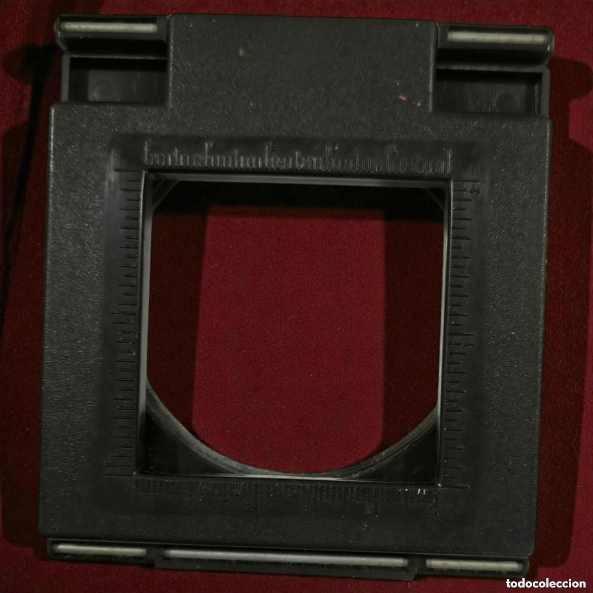 Antig&uuml;edades: Lupa Plegable Con Marco Negro &ndash; Visor De Aumento Compacto - Foto 2