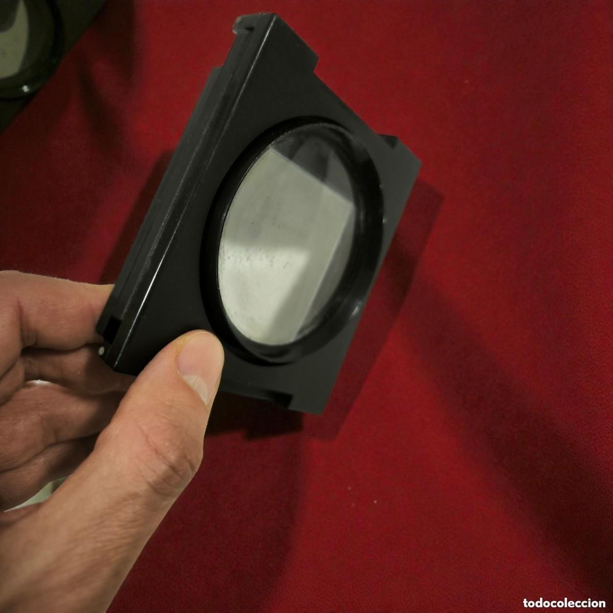 Antig&uuml;edades: Lupa Plegable Con Marco Negro &ndash; Visor De Aumento Compacto - Foto 7