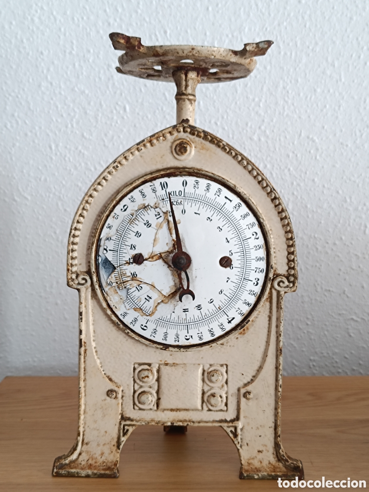 Antig&uuml;edades: B&aacute;scula Balanza hierro Art D&eacute;co Jugendstil