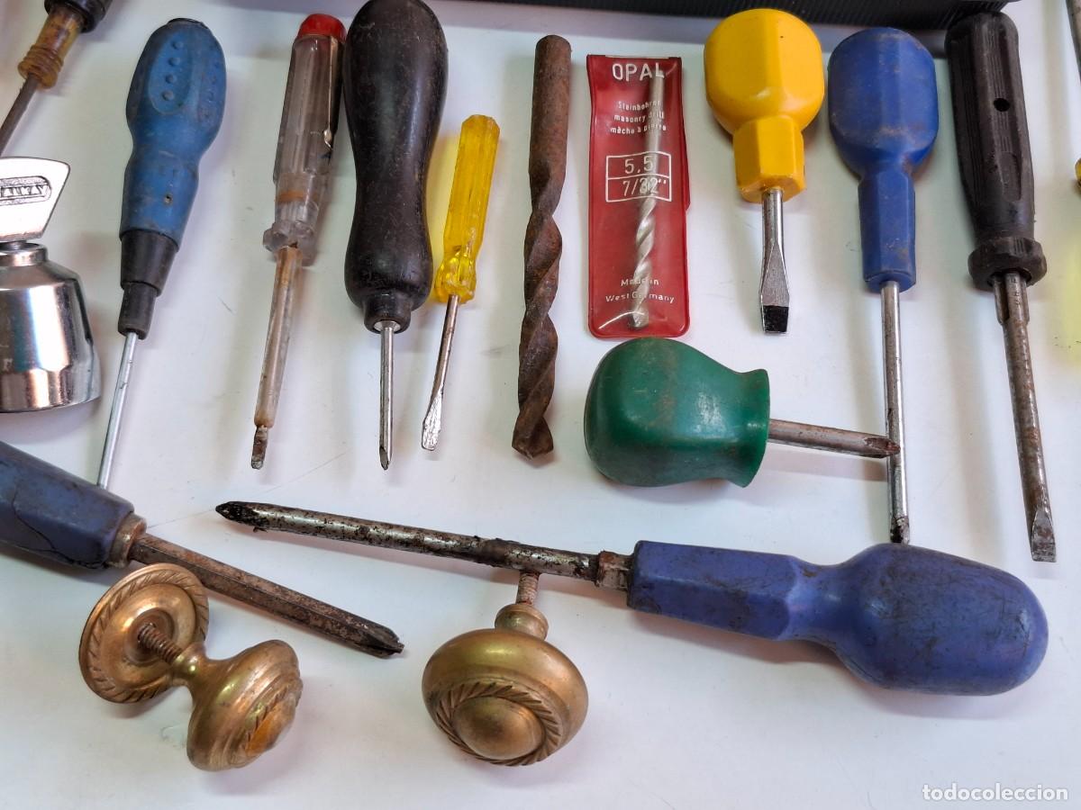 Antig&uuml;edades: LOTE DE HERRAMIENTAS VARIAS Y OTROS - Foto 3