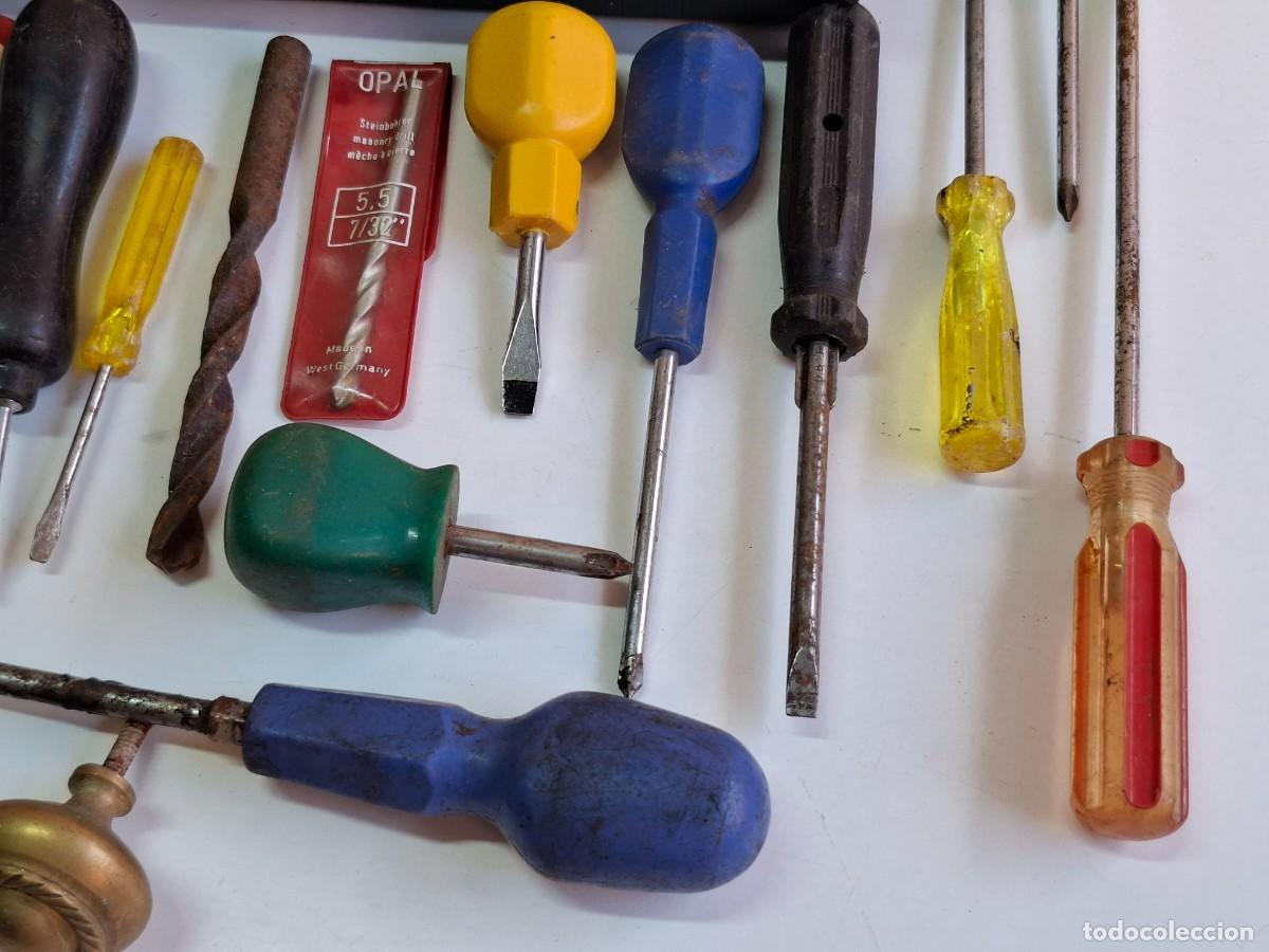 Antig&uuml;edades: LOTE DE HERRAMIENTAS VARIAS Y OTROS - Foto 6