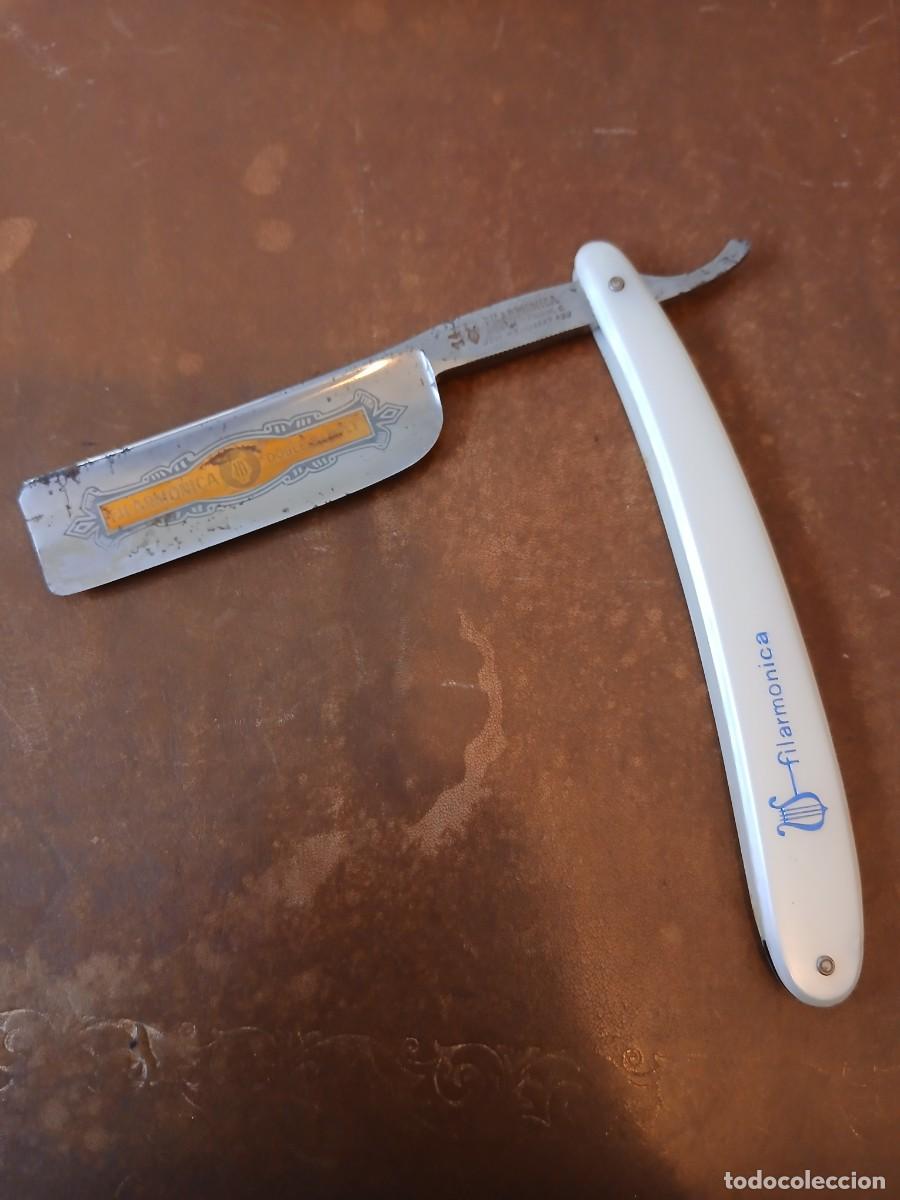 Antig&uuml;edades: NAVAJA DE AFEITAR FILARMONICA DOBLE TEMPLE N&ordm;14