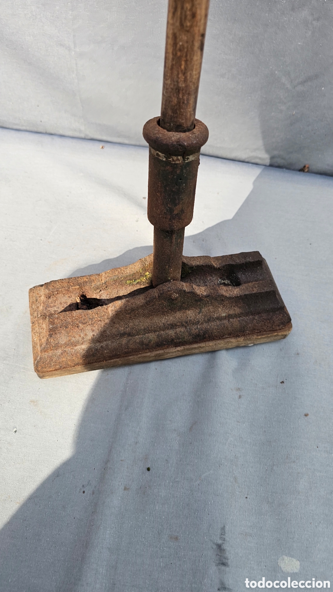 Antig&uuml;edades: Antiguo cepillo de hierro fundido de barco