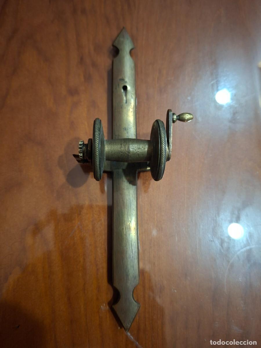 Antig&uuml;edades: CARRETE DE PESCA ANTIGUO SIGLO XIX 1860--1880 APROXIMADAMENTE FUNCIONA