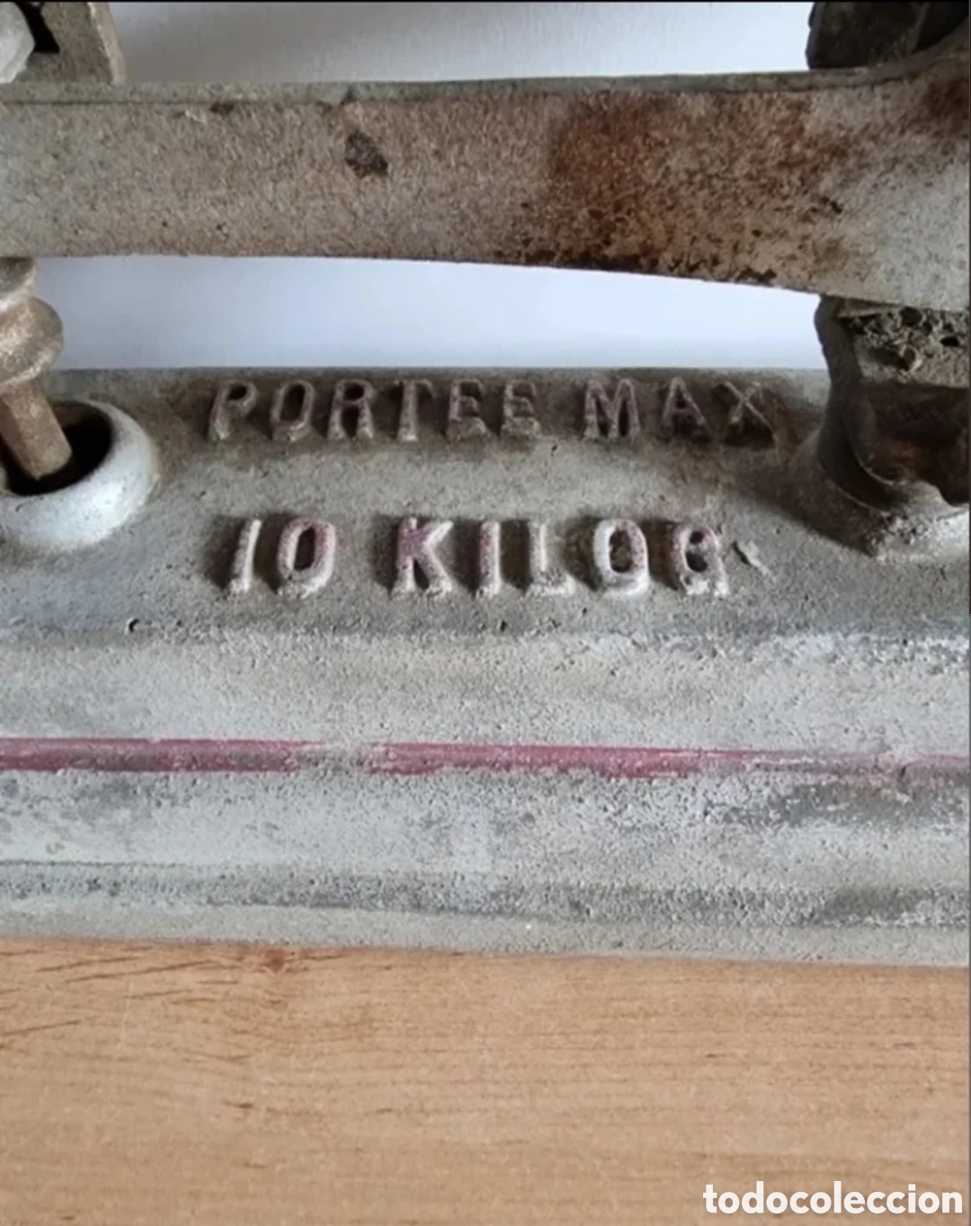Antig&uuml;edades: Antigua Balanza FORCE 10 kg - Foto 3