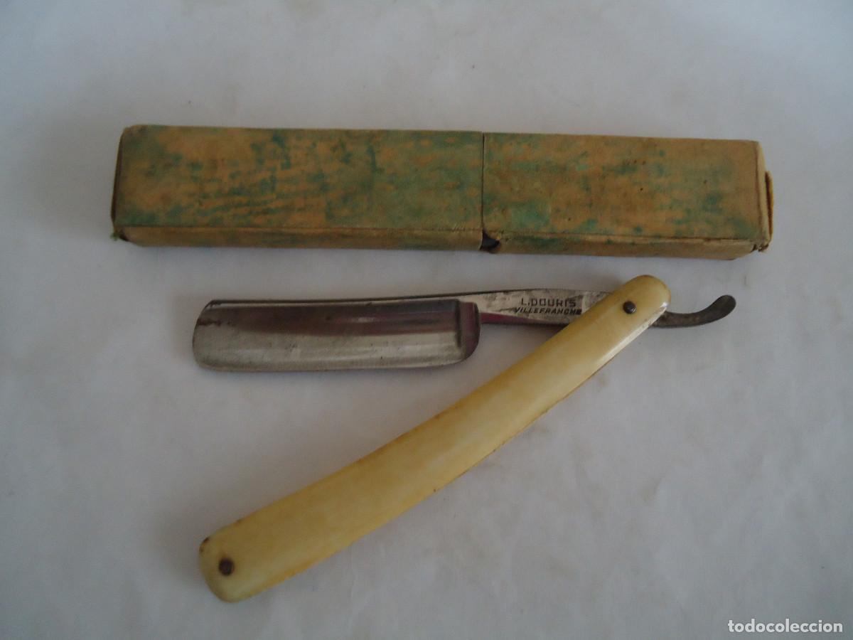 Antiguidades: NAVAJA DE AFEITAR MARCA L. DOURIS VILLEFRANCHE. -- 25