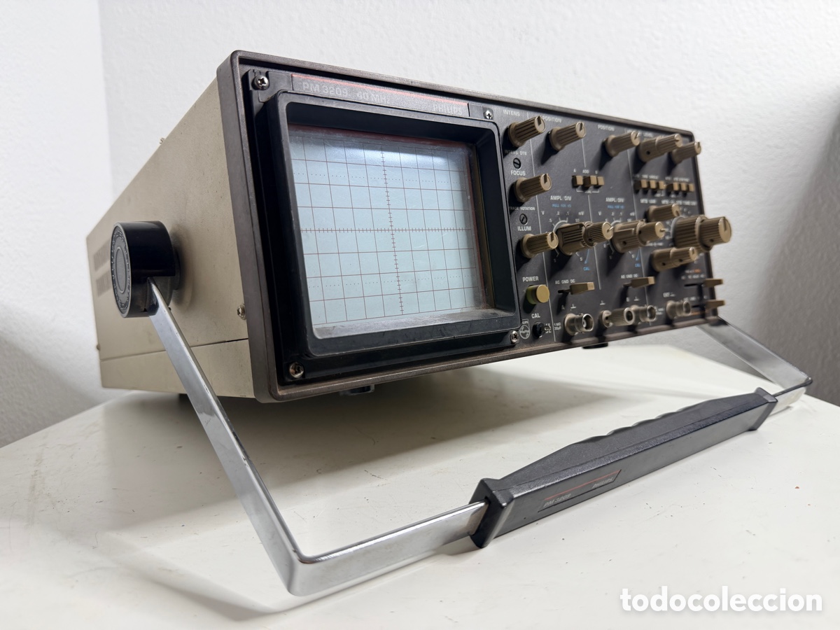 Antig&uuml;edades: Philips PM 3209 40 MHz Oscilloscope Sin Comprobar - Foto 5