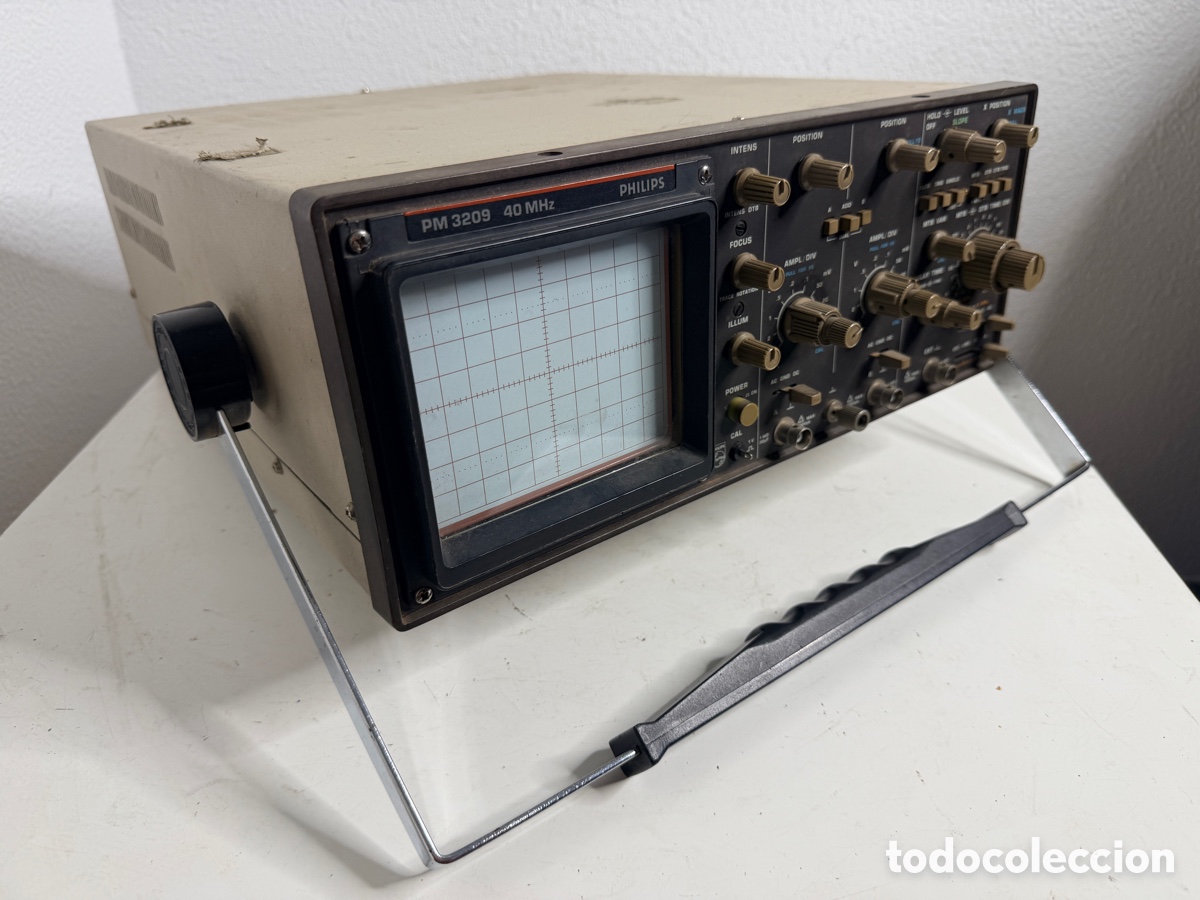 Antig&uuml;edades: Philips PM 3209 40 MHz Oscilloscope Sin Comprobar - Foto 6