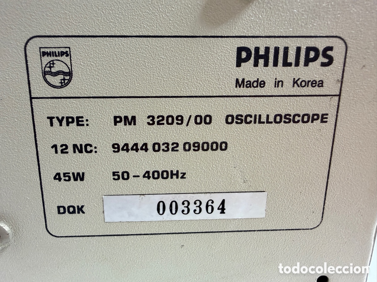 Antig&uuml;edades: Philips PM 3209 40 MHz Oscilloscope Sin Comprobar - Foto 11