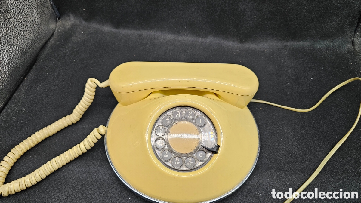 Tel&eacute;fonos: Curioso tel&eacute;fono vintage redondo - Foto 2