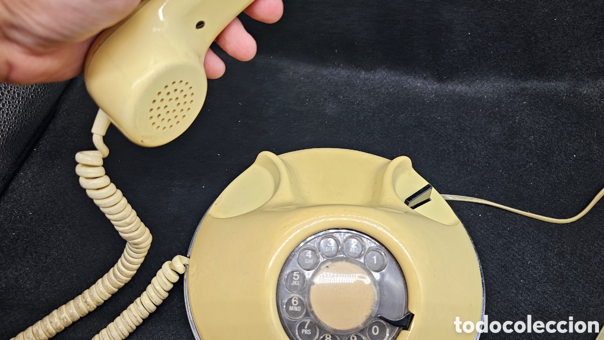 Tel&eacute;fonos: Curioso tel&eacute;fono vintage redondo - Foto 4