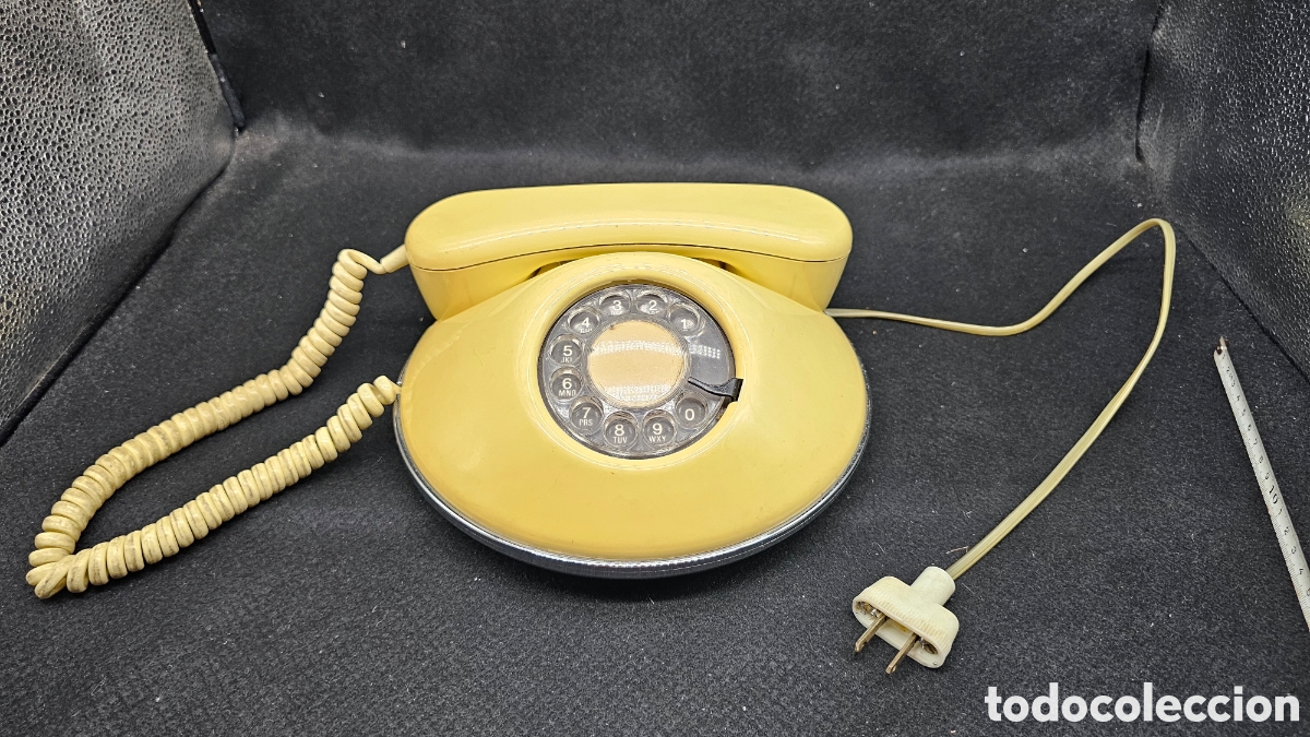 Tel&eacute;fonos: Curioso tel&eacute;fono vintage redondo - Foto 1