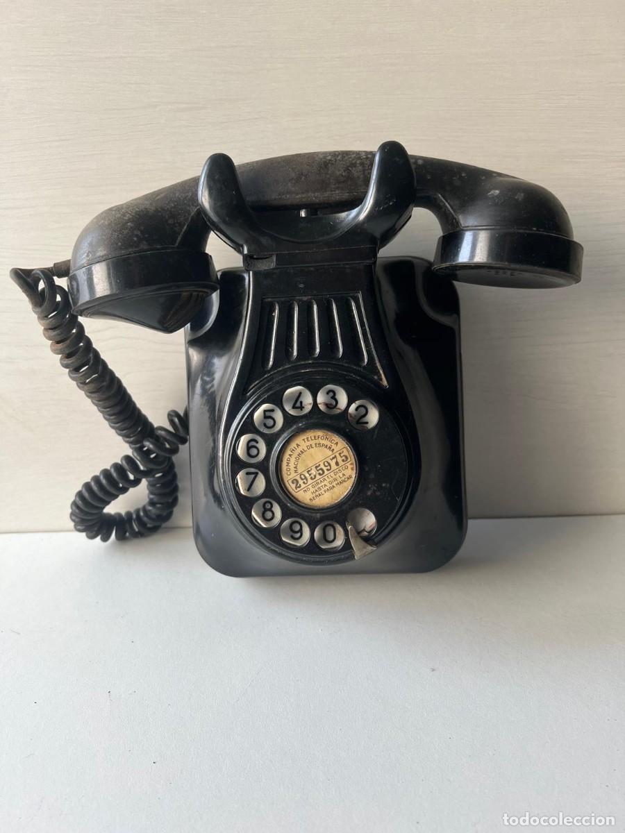 Telefone: TELEFONO ANTIGUO DE BAQUELITA