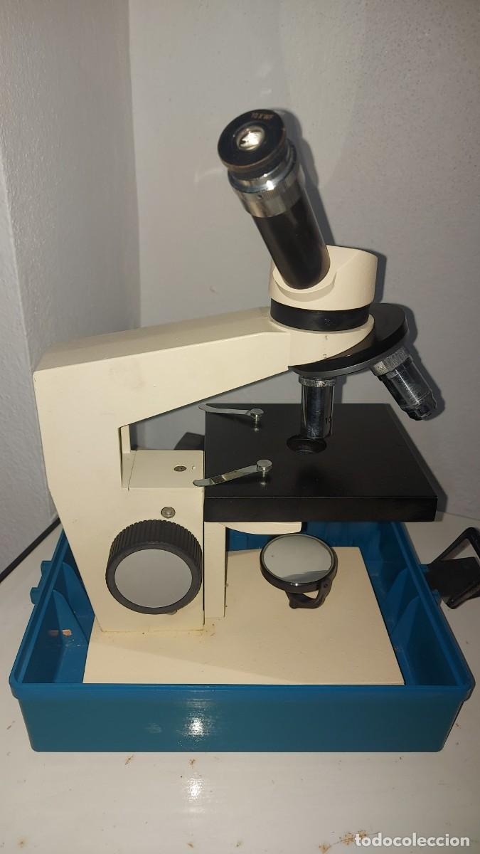 Antig&uuml;edades: Microscopio vintage original ENOSA - Foto 1