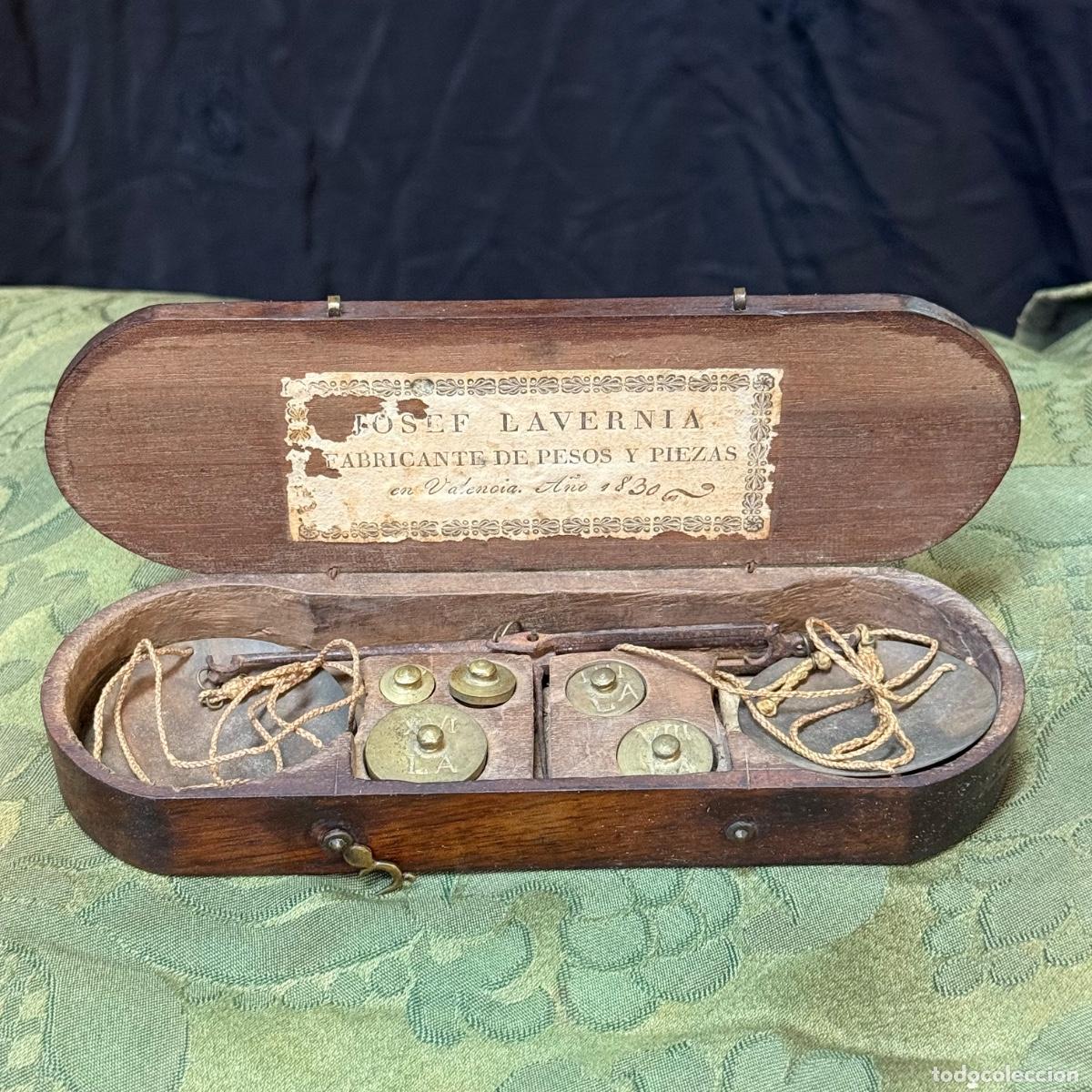 Antig&uuml;edades: Antigua Balanza - Jose Lavernia - Valencia - 1830 - S. XIX