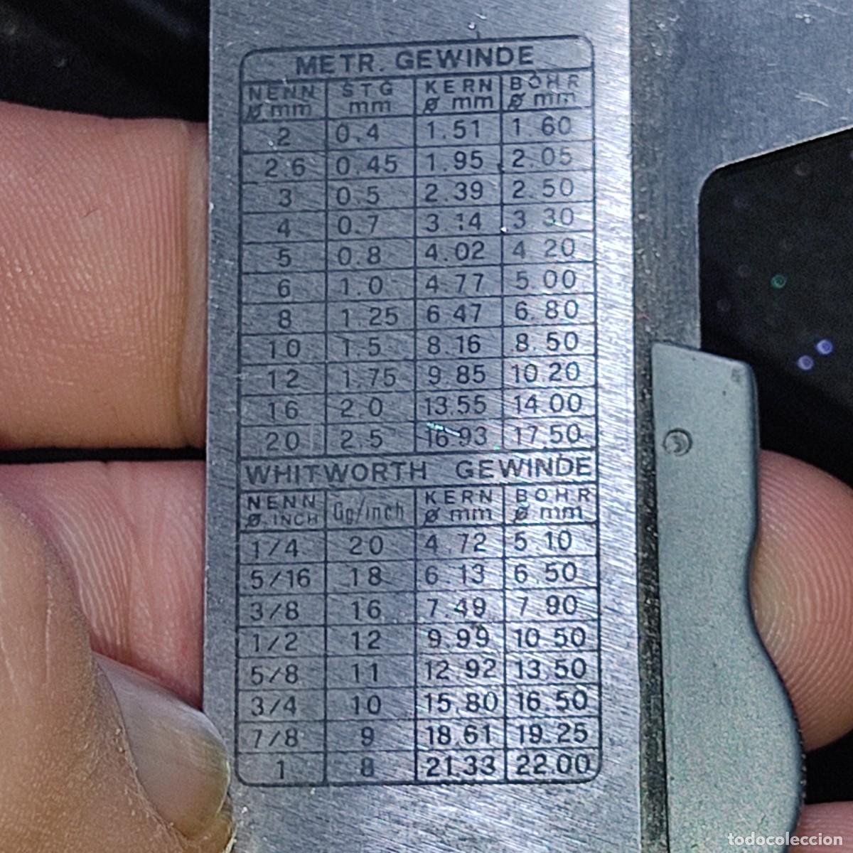 Antig&uuml;edades: Pie de Rey & calibre de precision.170mm - Foto 19