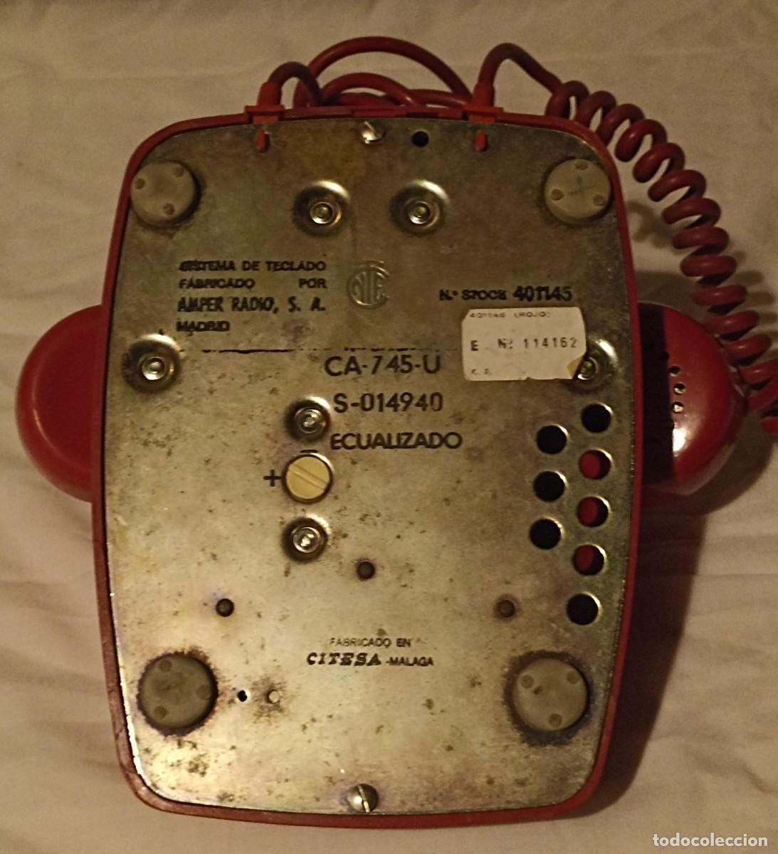 Tel&eacute;fonos: Tel&eacute;fono rojo, heraldo, citesa - Foto 6
