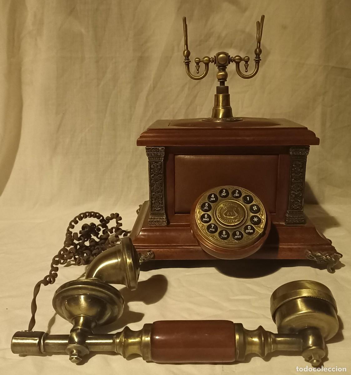 Tel&eacute;fonos: Tel&eacute;fono de sobremesa, estilo cl&aacute;sico - Foto 4