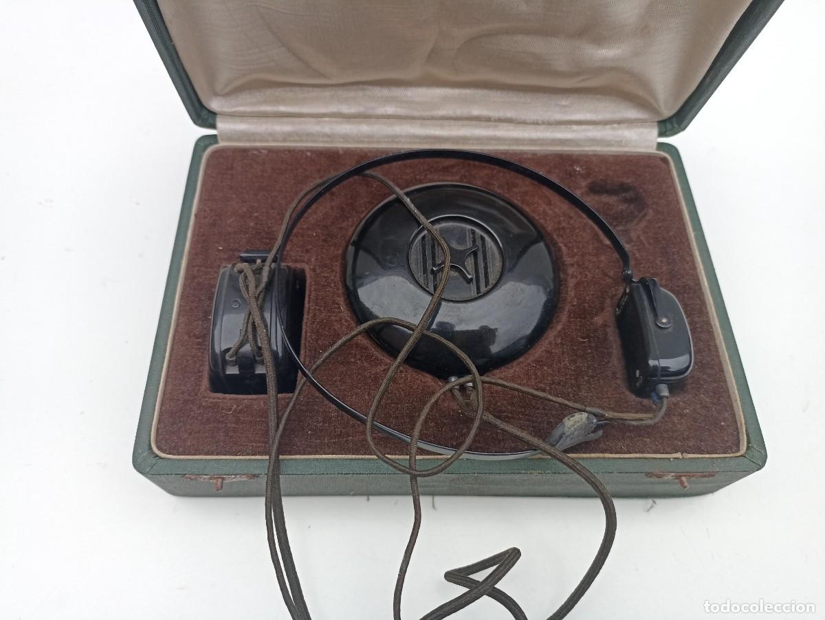 Tel&eacute;fonos: Viejos auriculares de telefonista, operadora Western Electric