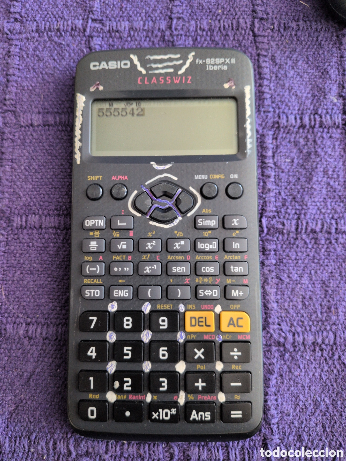 Antig&uuml;edades: CASIO - FX-82SPX IBERIA II CLASSWIZ - Calculadora cient&iacute;fica - Funcionando