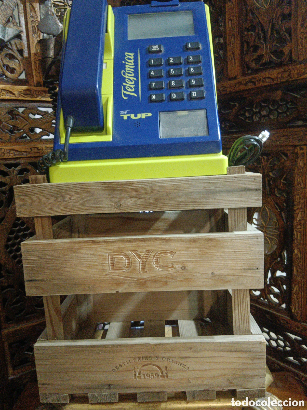 Tel&eacute;fonos: Antiguo tlf vintage con llaves - Foto 5