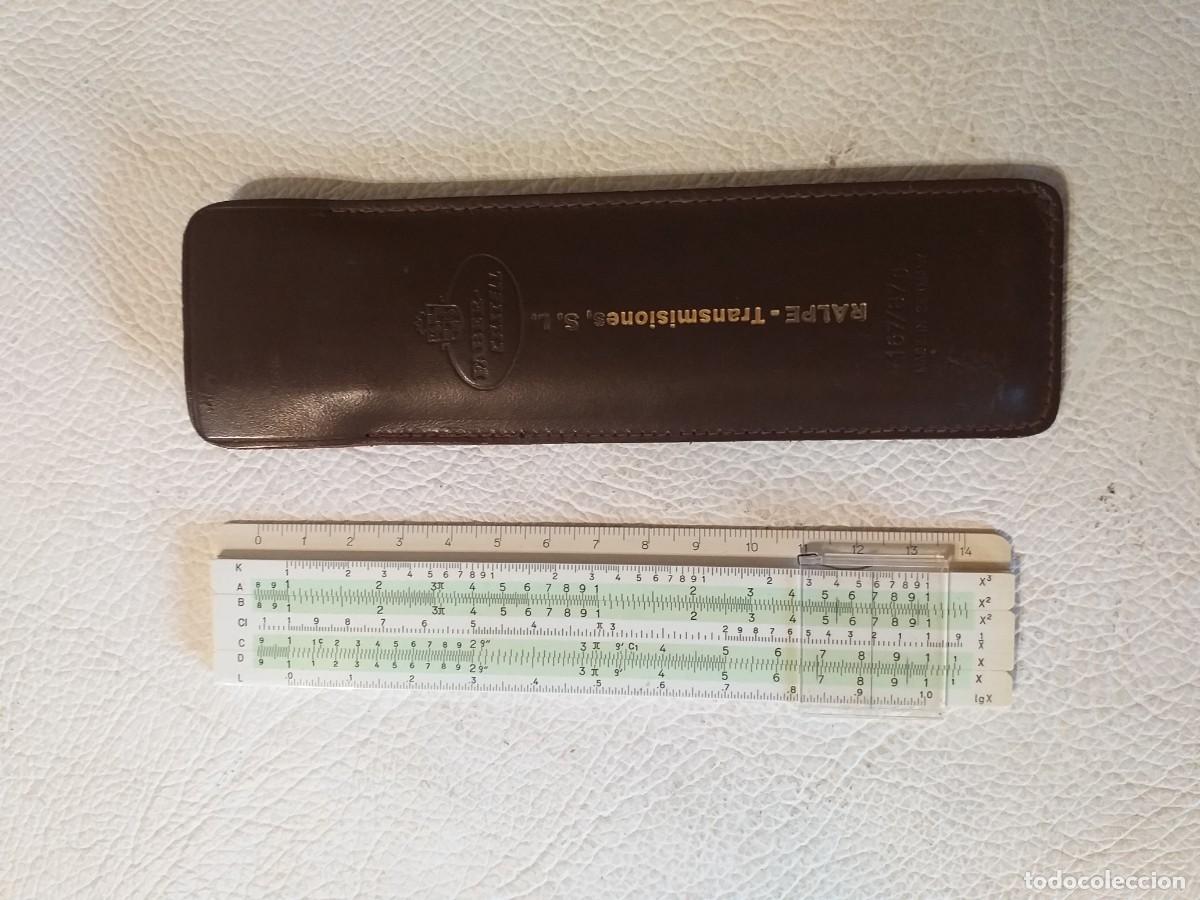 Antig&uuml;edades: REGLA DE CALCULO FABER CASTELL 167/87 G RIETZ MADE IN GERMANY CON FUNDA