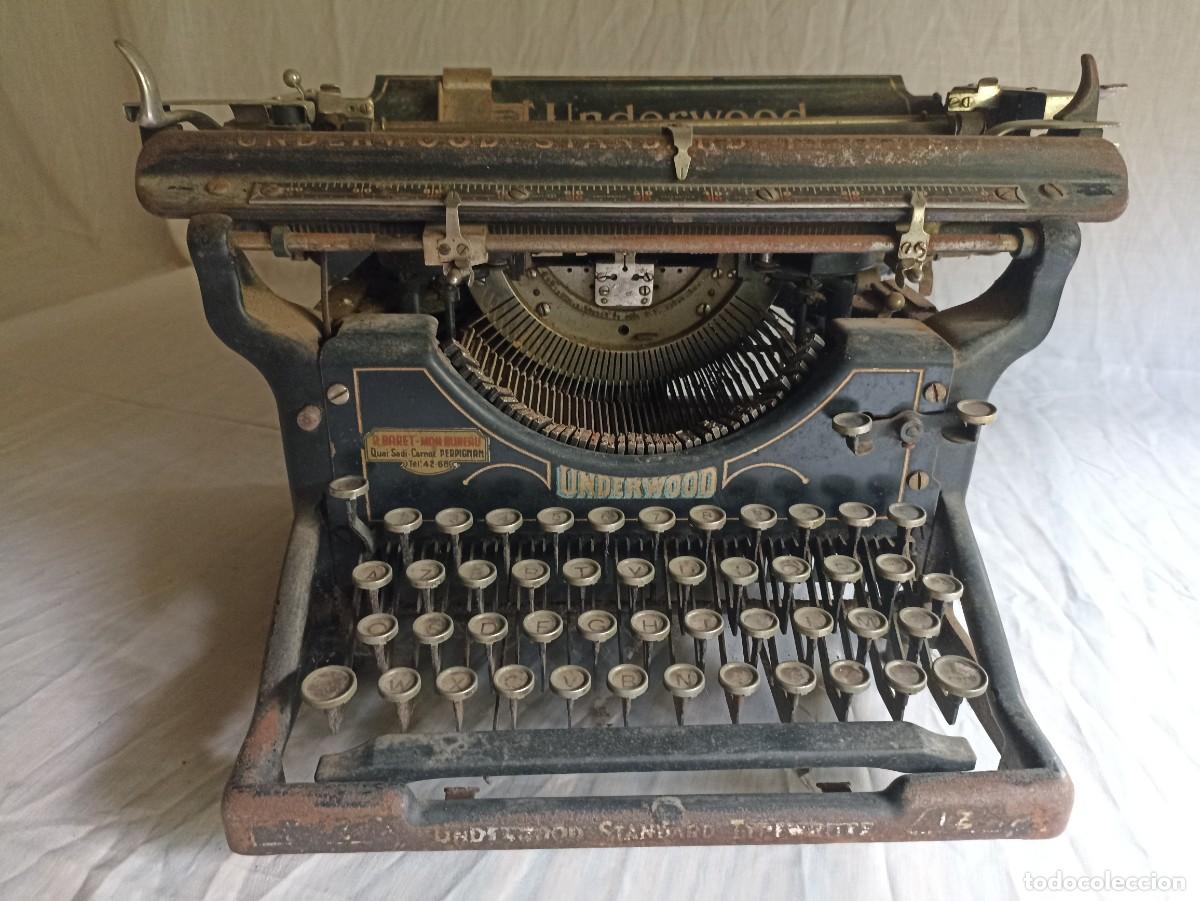 Antig&uuml;edades: M&aacute;quina de escribir Underwood
