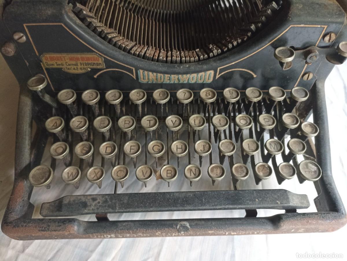 Antig&uuml;edades: M&aacute;quina de escribir Underwood - Foto 2