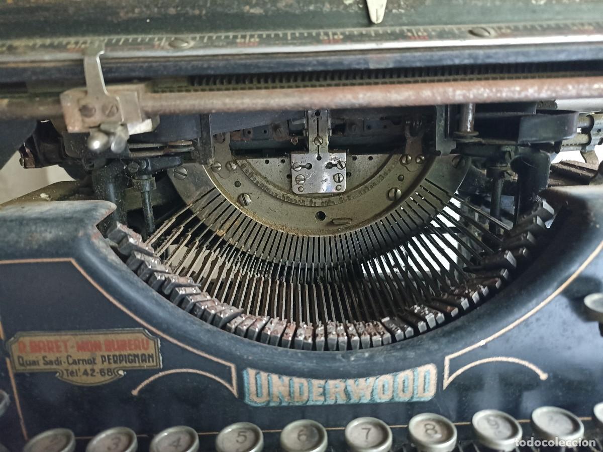 Antig&uuml;edades: M&aacute;quina de escribir Underwood - Foto 4