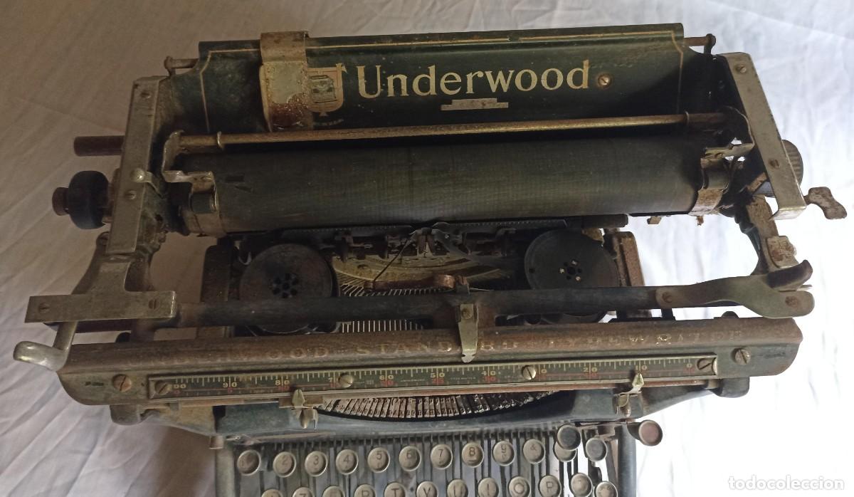 Antig&uuml;edades: M&aacute;quina de escribir Underwood - Foto 5