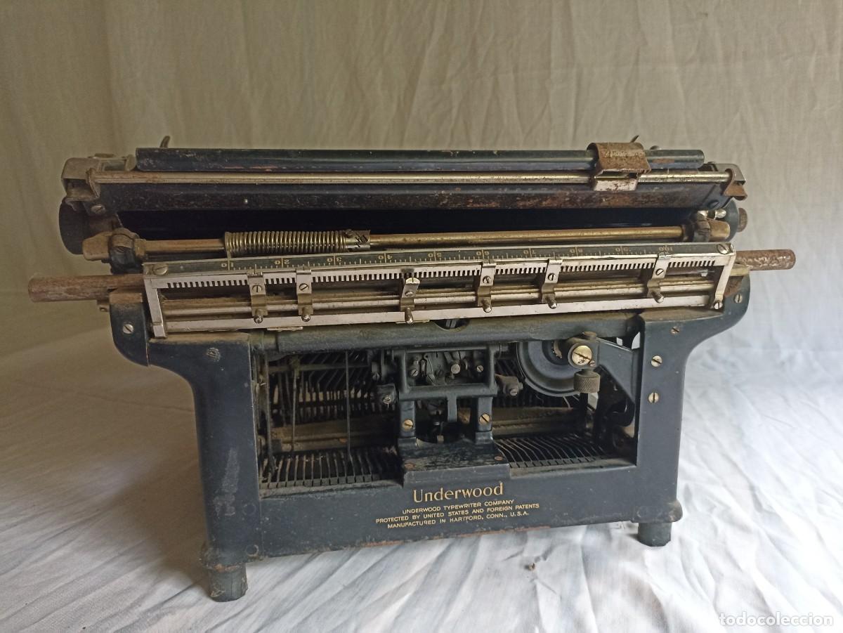 Antig&uuml;edades: M&aacute;quina de escribir Underwood - Foto 7