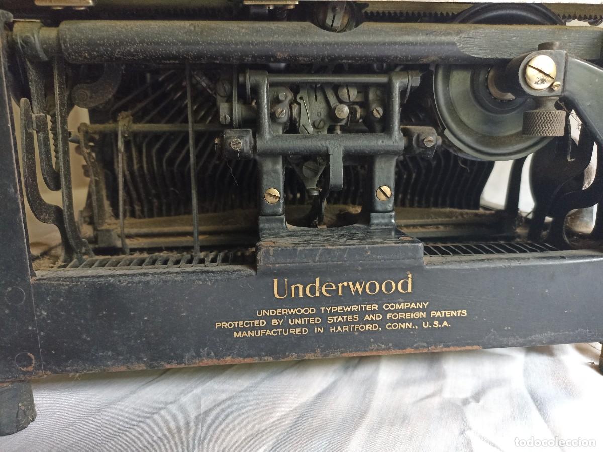 Antig&uuml;edades: M&aacute;quina de escribir Underwood - Foto 8