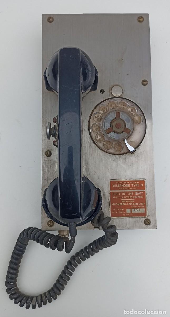 Telefone: Tel&eacute;fono de barco militar Stromberg-Carlson de 1979